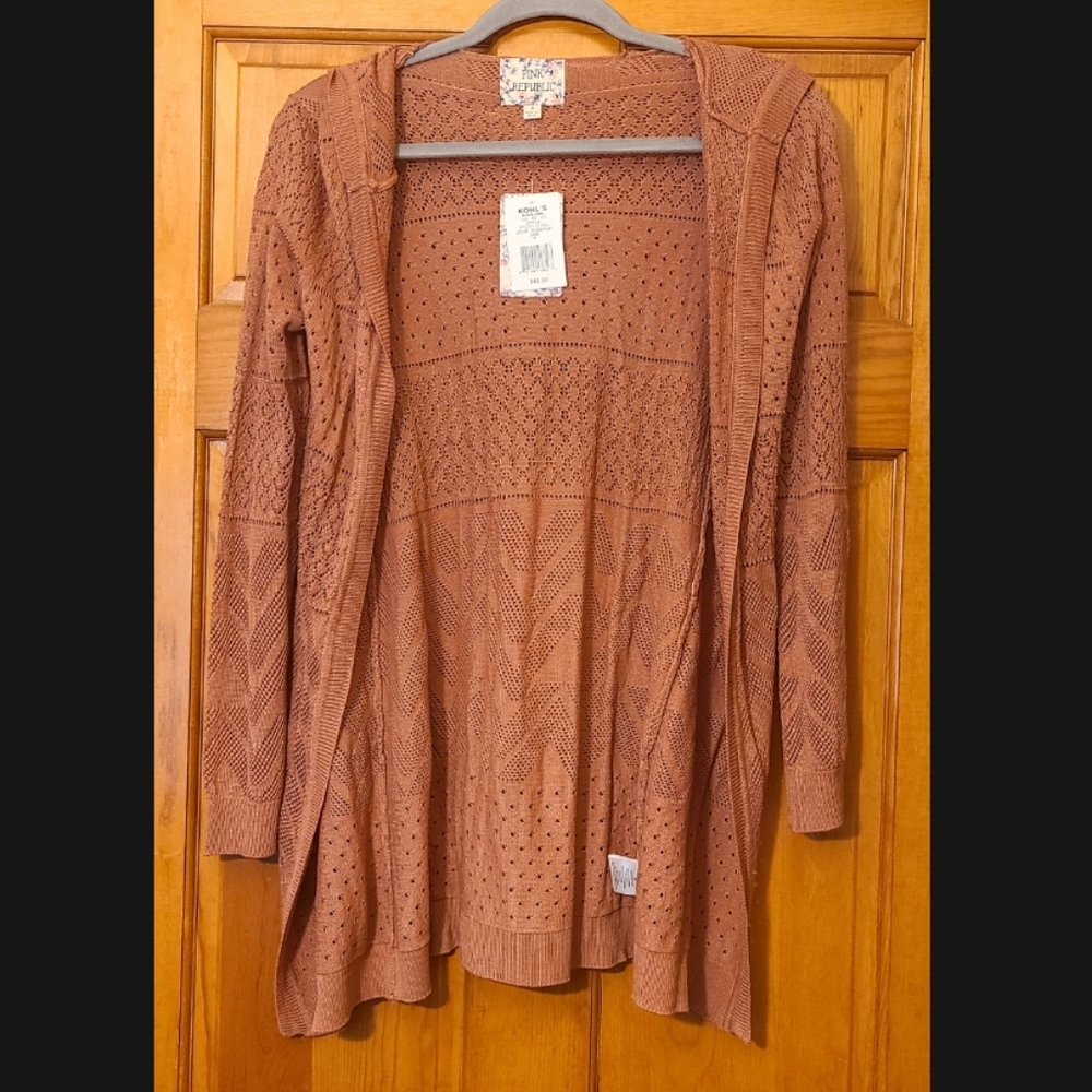 NWT-Pink Republic Cardigan sz S